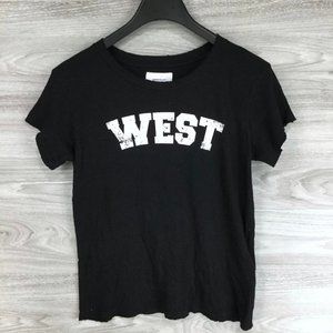 Current/Elliott |The West Distressed Crew Neck Tee